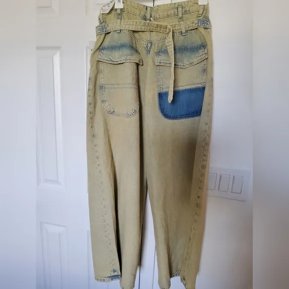 We The Free Waterfalls Baggy Wide-Leg Jeans- 28 Short - Picture 5 of 10